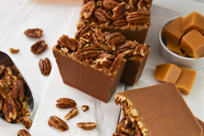 Pecan Turtle Fudge