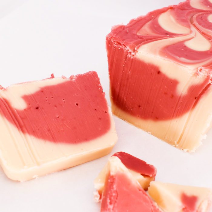 Strawberry Cheesecake Fudge