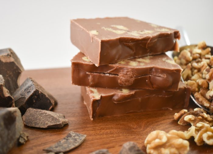 Vegan Chocolate Walnut Fudge