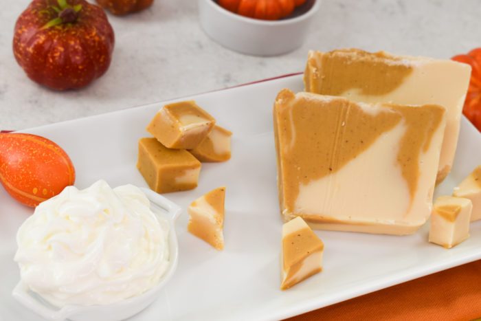 Pumpkin Cheesecake Gourmet Fudge