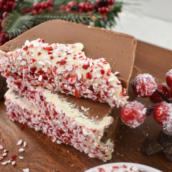 Peppermint Crunch Fudge