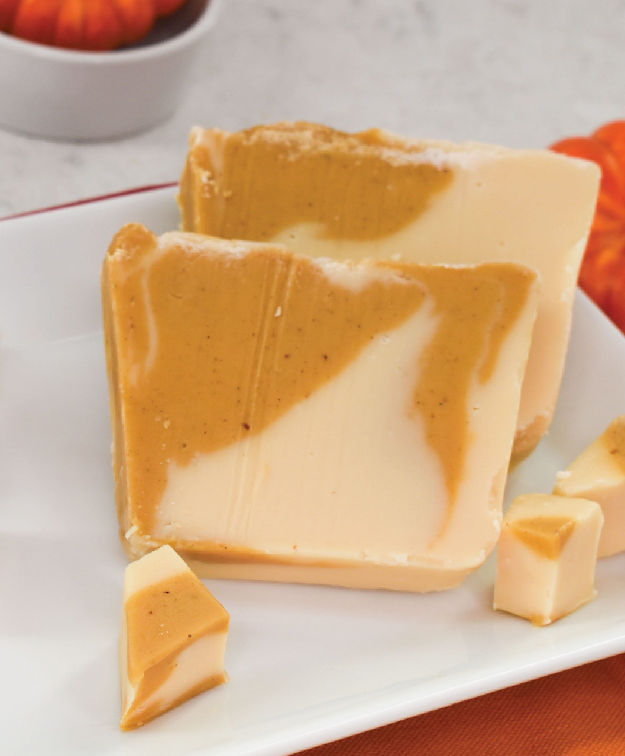 Pumpkin Cheesecake Gourmet Fudge