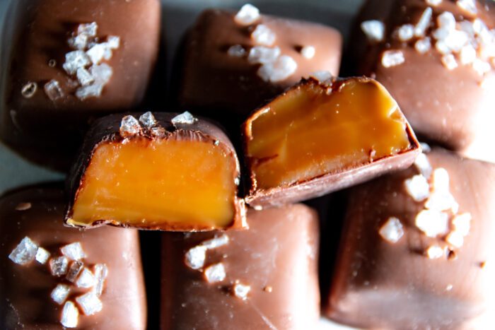 Belgian Chocolate Sea Salt Caramels