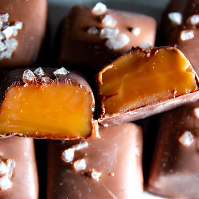 Belgian Chocolate Sea Salt Caramels