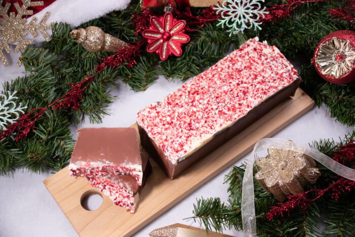 Peppermint Crunch Fudge