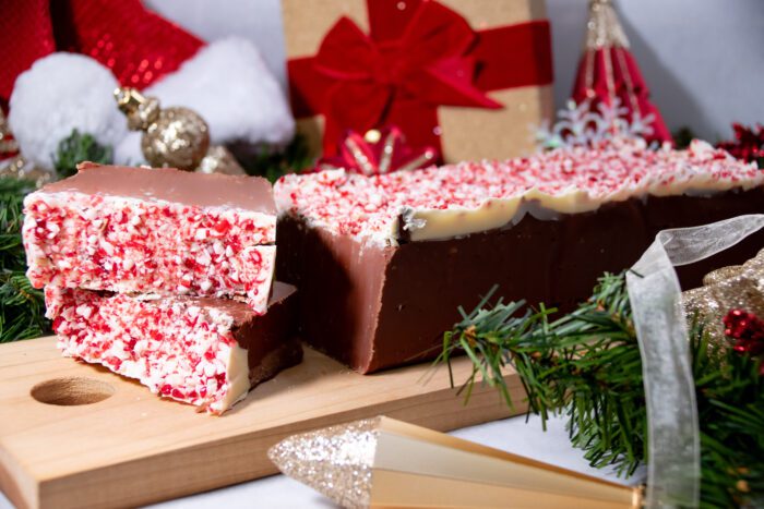 Peppermint Crunch Fudge