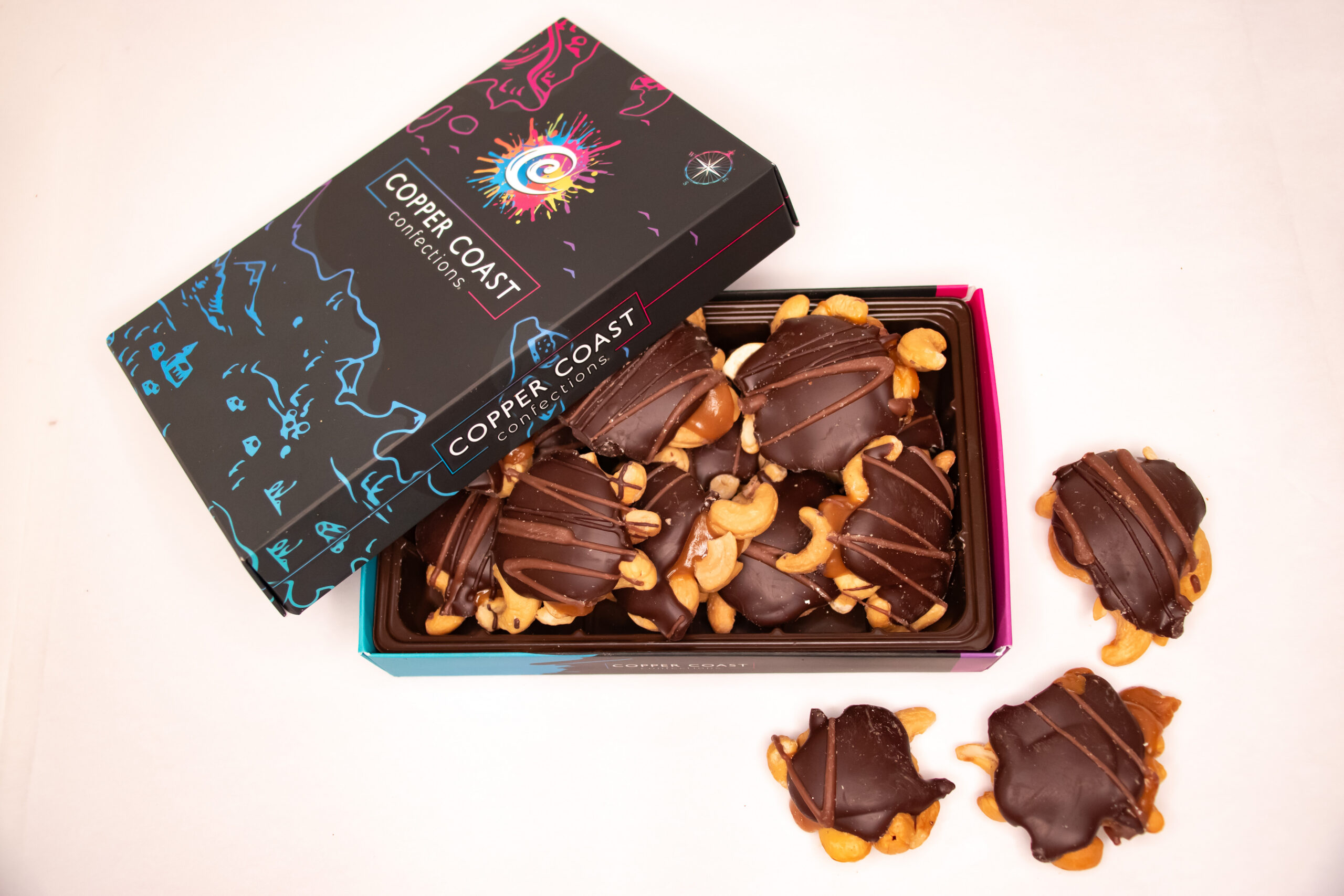 Belgian Chocolate Dark Cashew Turtles
