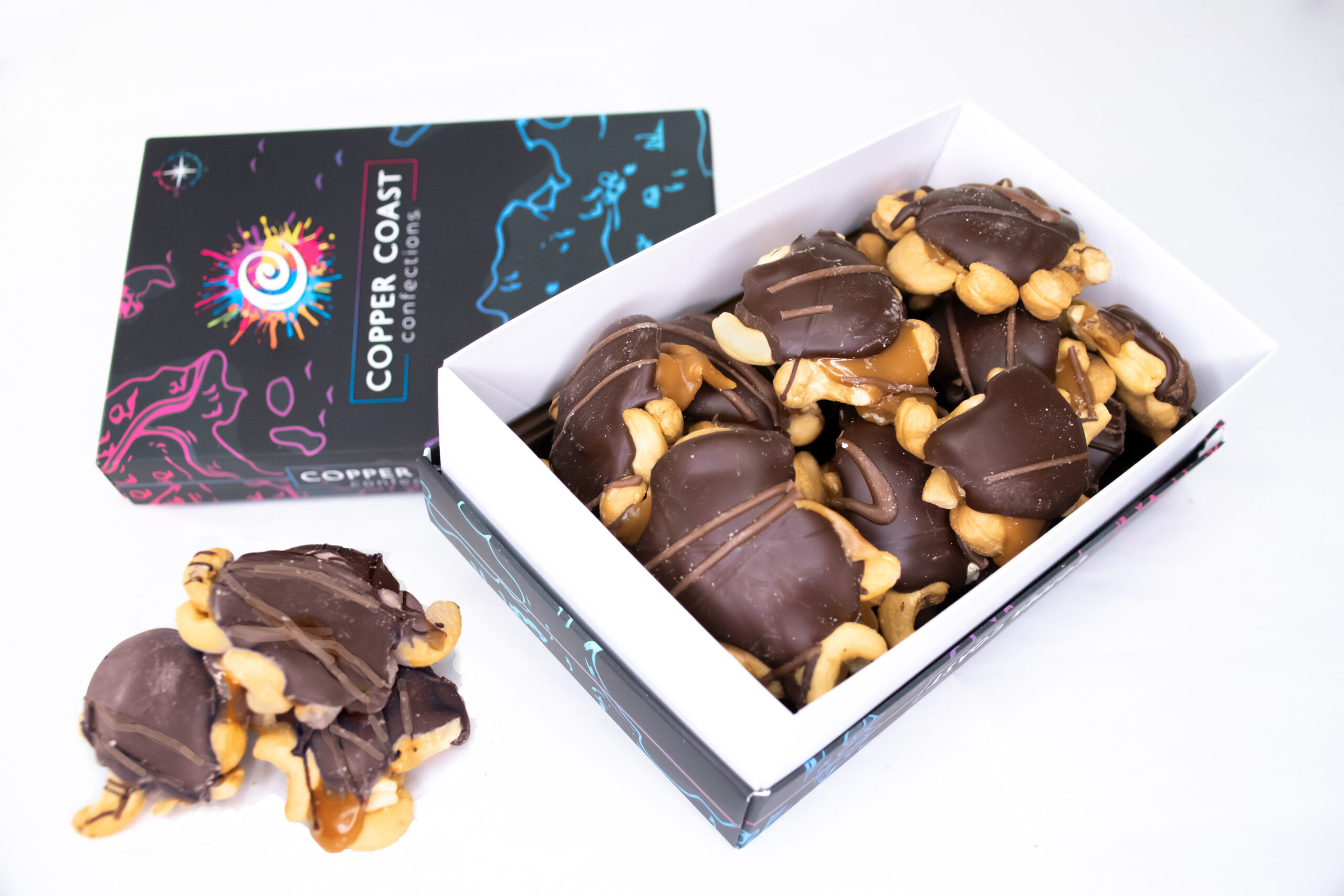 Belgian Chocolate Dark Cashew Turtles