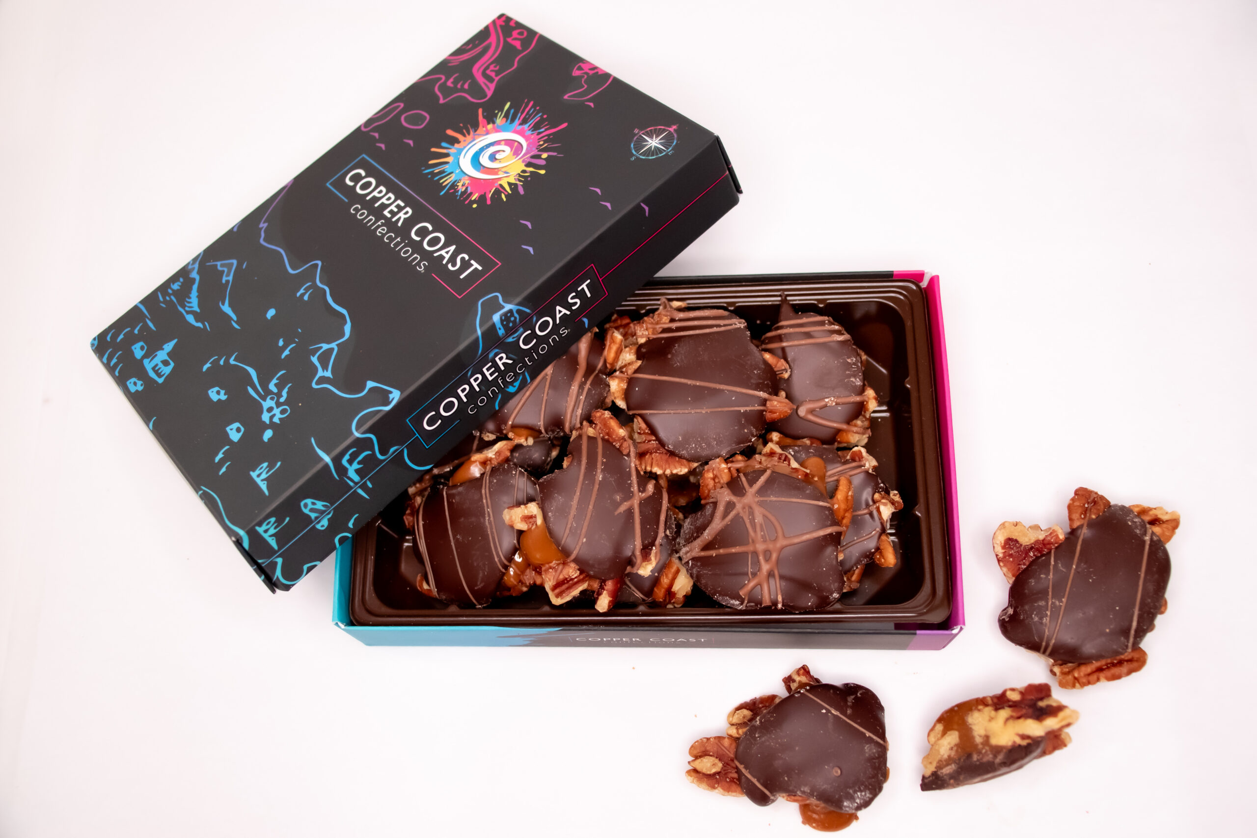 Belgian Chocolate Dark Pecan Turtles