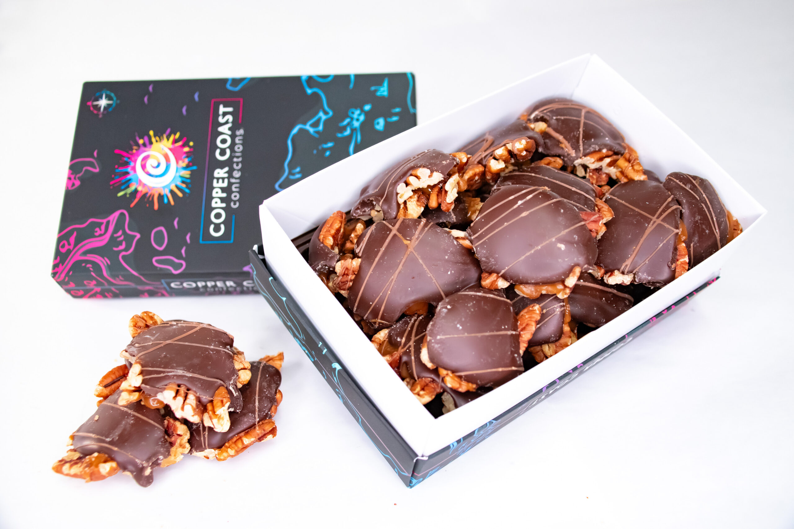 Belgian Chocolate Dark Pecan Turtles