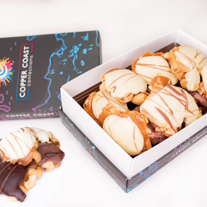 Belgian Chocolate White Cashew Turtles