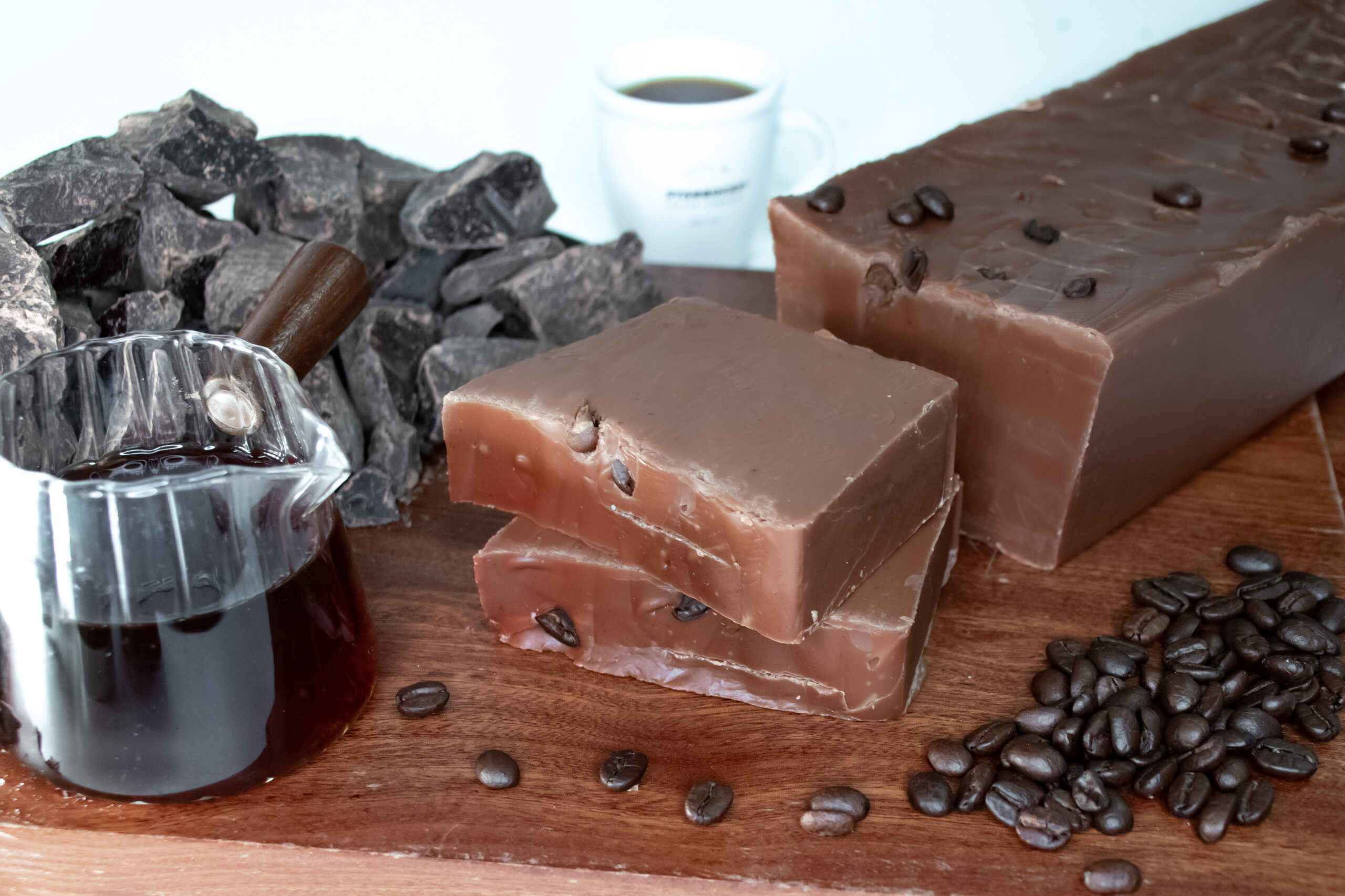 Dark Espresso Fudge, Our Dark Espresso Fudge blends creamy Belgian chocolate fudge with bold espresso for a perfectly balanced treat that's indulgent without being overly sweet. The espresso and chocolate flavors combine to create a smooth and robust fudge that's sure to delight every coffee lover!