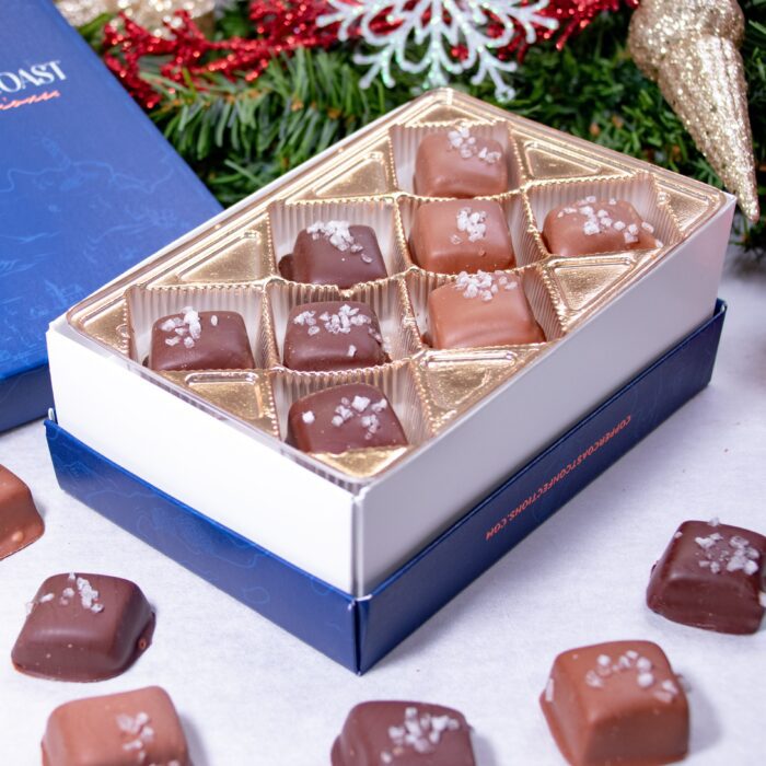 Belgian Chocolate Sea Salt Caramels