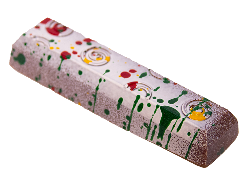 Belgian Chocolate Sugar Cookie Truffle hand-painted in cocoa butter